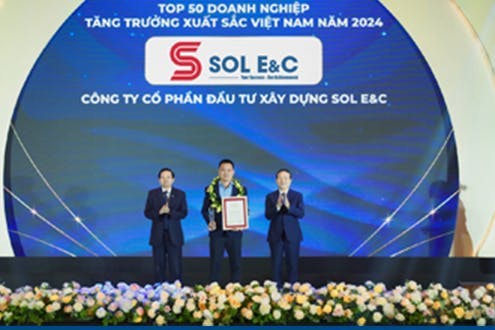 SOL E&C is honored as TOP 50 Best Growth 2024